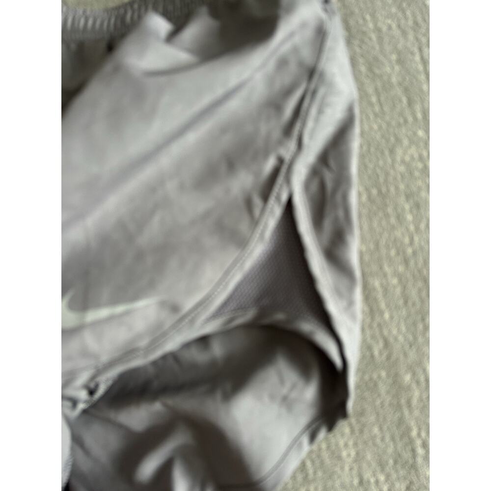 Nike Womens Shorts M Dri Fit Running Track Gray Lightweight - Picture 5 of 10